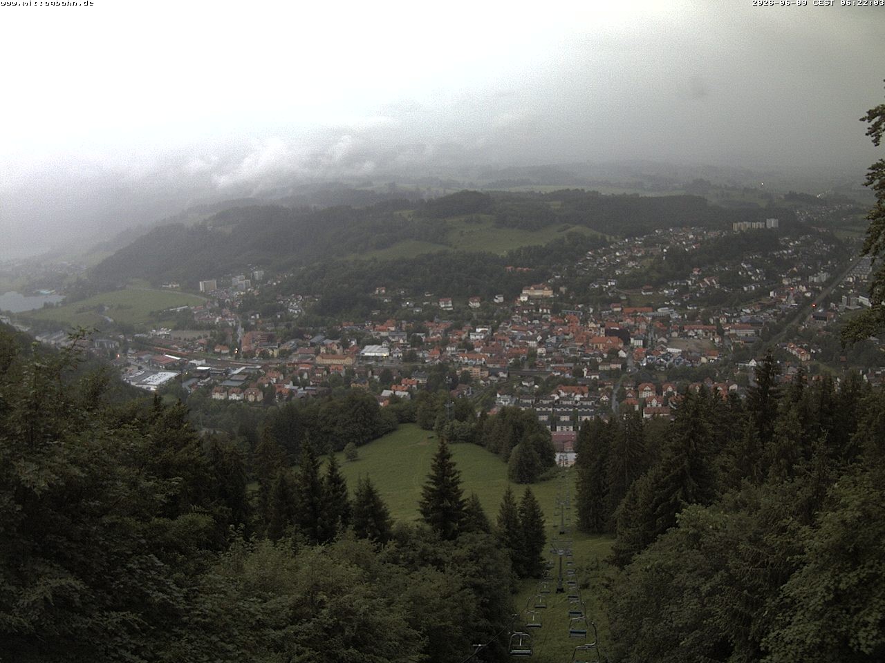 Archiv Foto Webcam Aussicht auf Immenstadt von der Mittagbahn