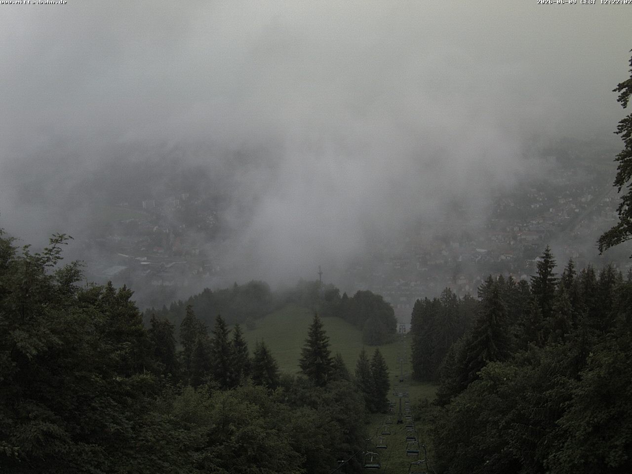 Archiv Foto Webcam Aussicht auf Immenstadt von der Mittagbahn