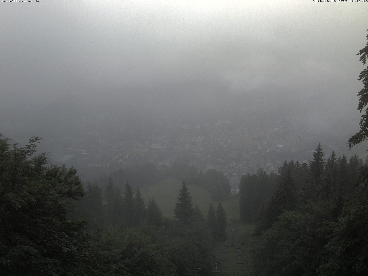 Archiv Foto Webcam Aussicht auf Immenstadt von der Mittagbahn