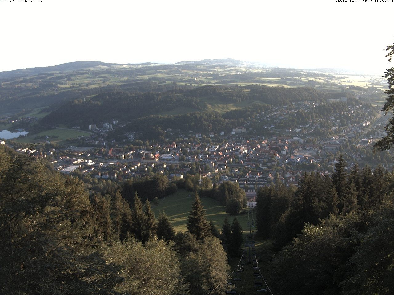 Archiv Foto Webcam Aussicht auf Immenstadt von der Mittagbahn