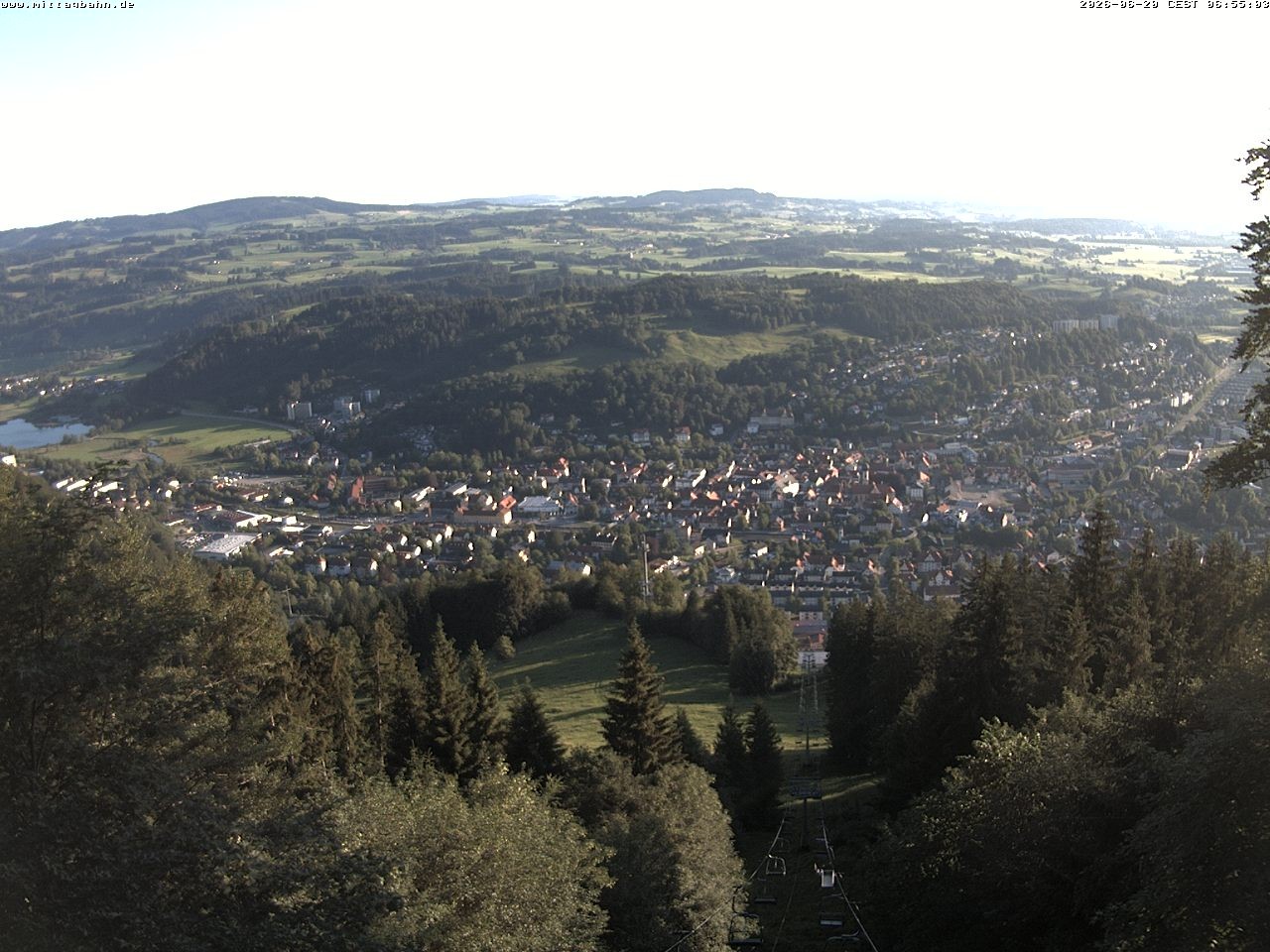 Archiv Foto Webcam Aussicht auf Immenstadt von der Mittagbahn