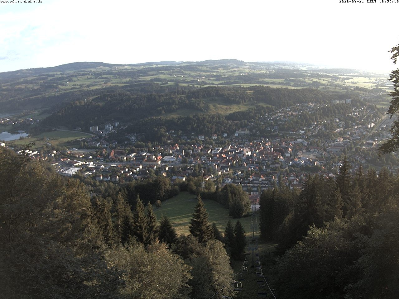 Archiv Foto Webcam Aussicht auf Immenstadt von der Mittagbahn