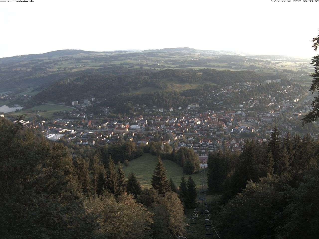 Archiv Foto Webcam Aussicht auf Immenstadt von der Mittagbahn