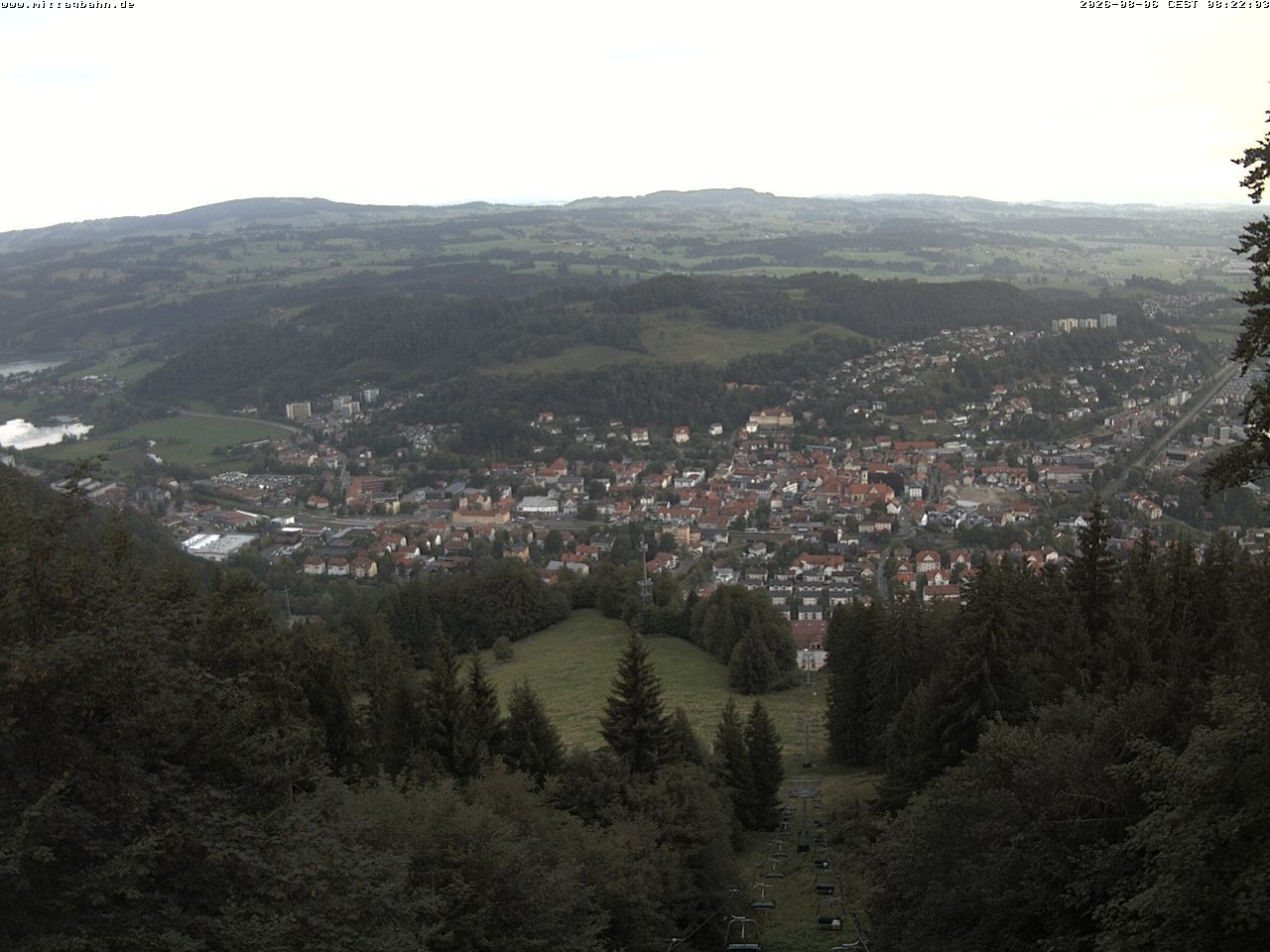 Archiv Foto Webcam Aussicht auf Immenstadt von der Mittagbahn