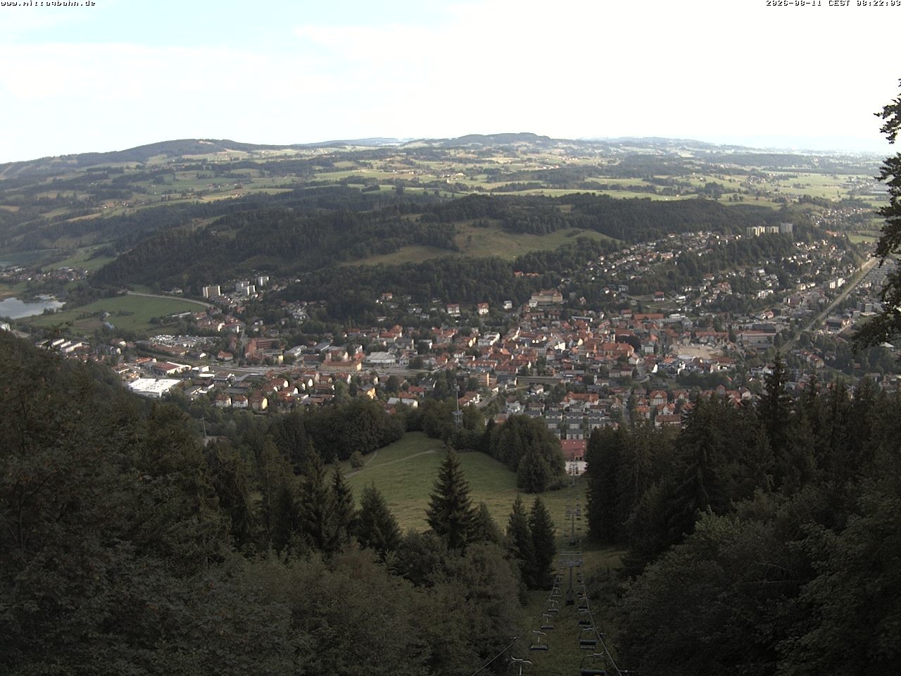 Archiv Foto Webcam Aussicht auf Immenstadt von der Mittagbahn