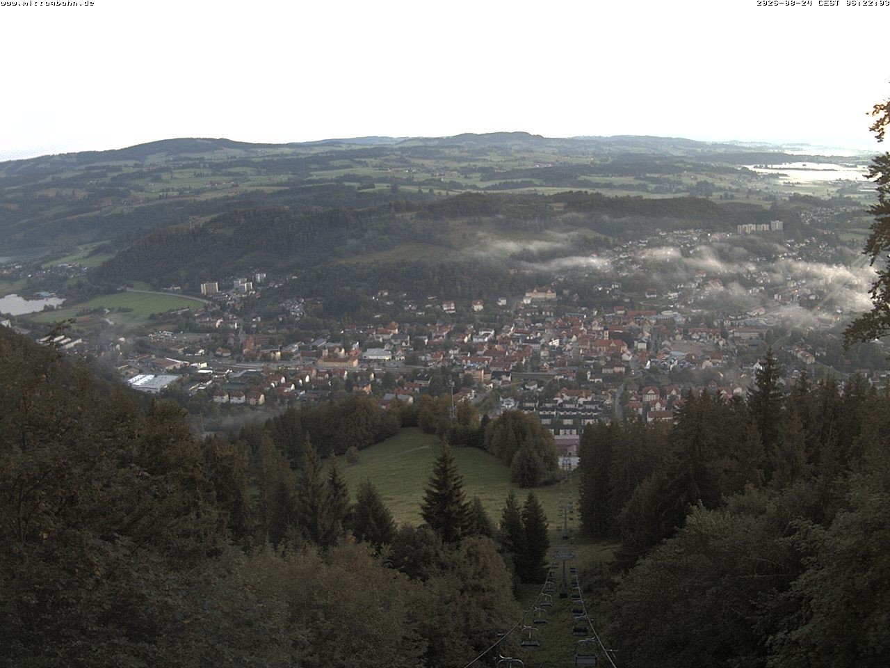 Archiv Foto Webcam Aussicht auf Immenstadt von der Mittagbahn