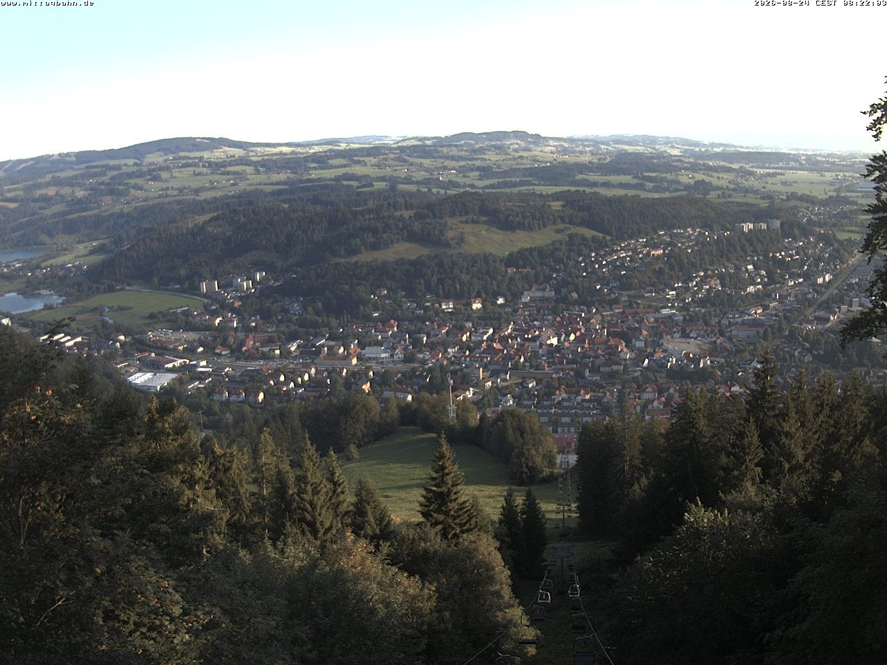 Archiv Foto Webcam Aussicht auf Immenstadt von der Mittagbahn