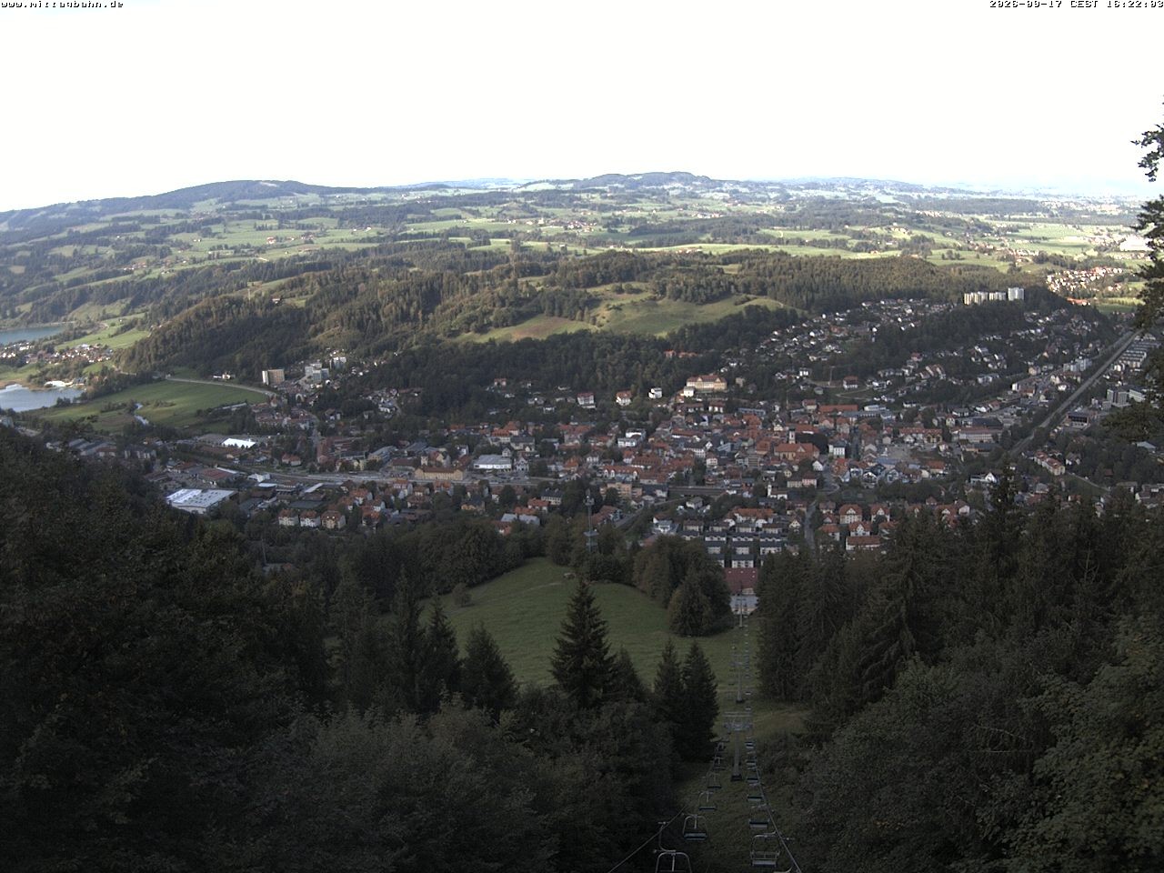 Archiv Foto Webcam Aussicht auf Immenstadt von der Mittagbahn