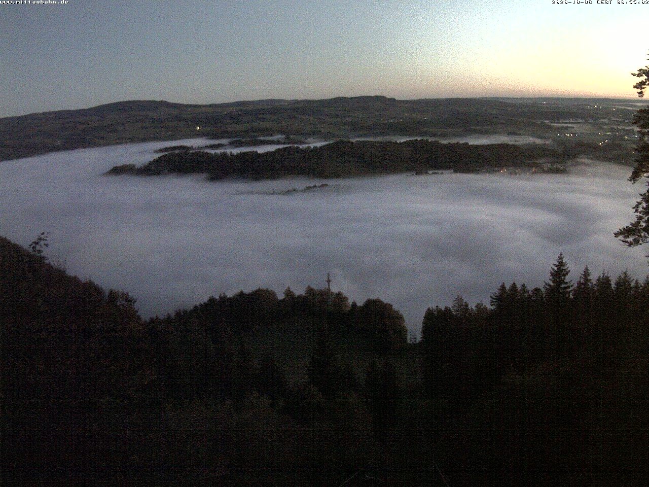 Archiv Foto Webcam Aussicht auf Immenstadt von der Mittagbahn