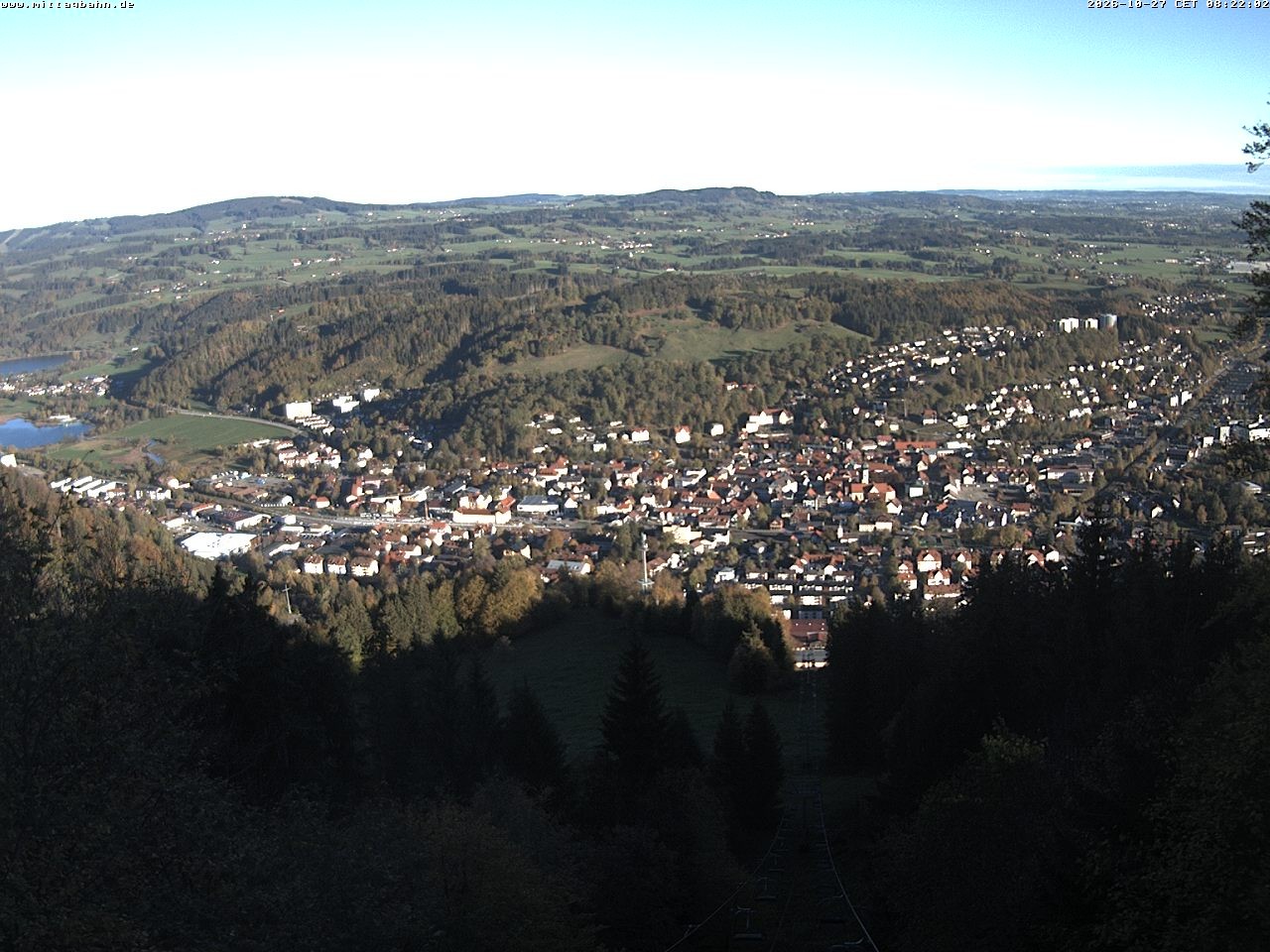 Archiv Foto Webcam Aussicht auf Immenstadt von der Mittagbahn