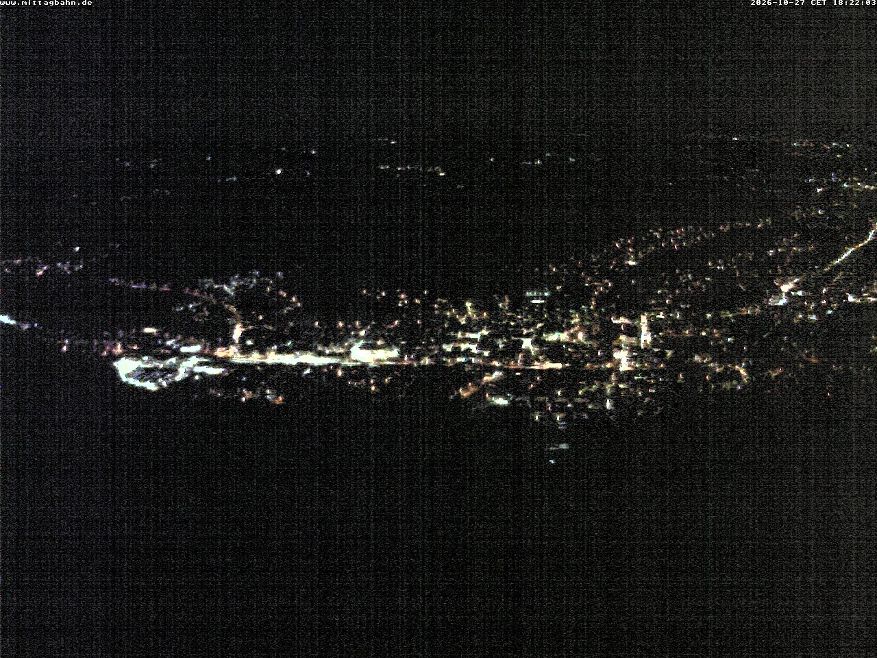 Archiv Foto Webcam Aussicht auf Immenstadt von der Mittagbahn