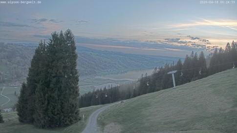 Archiv Foto Webcam Immenstadt: Alpsee Bergwelt Sesselbahn