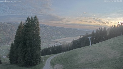 Archiv Foto Webcam Immenstadt: Alpsee Bergwelt Sesselbahn