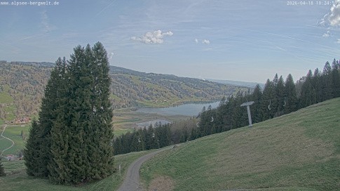 Archiv Foto Webcam Immenstadt: Alpsee Bergwelt Sesselbahn