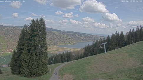 Archiv Foto Webcam Immenstadt: Alpsee Bergwelt Sesselbahn