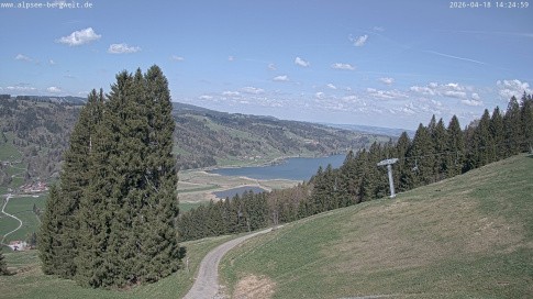 Archiv Foto Webcam Immenstadt: Alpsee Bergwelt Sesselbahn