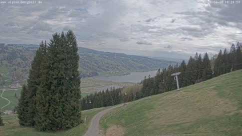 Archiv Foto Webcam Immenstadt: Alpsee Bergwelt Sesselbahn