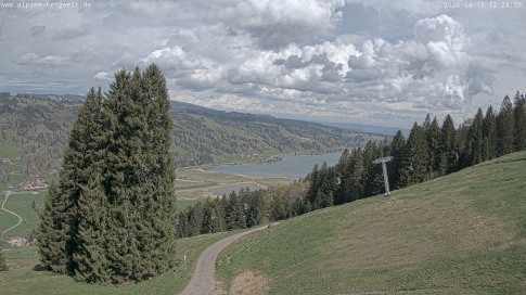 Archiv Foto Webcam Immenstadt: Alpsee Bergwelt Sesselbahn