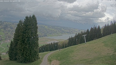 Archiv Foto Webcam Immenstadt: Alpsee Bergwelt Sesselbahn