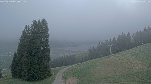 Archived image Webcam Alpsee chair lift (Alpsee Coaster)