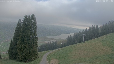 Archived image Webcam Alpsee chair lift (Alpsee Coaster)