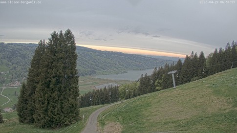 Archiv Foto Webcam Immenstadt: Alpsee Bergwelt Sesselbahn