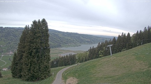 Archiv Foto Webcam Immenstadt: Alpsee Bergwelt Sesselbahn