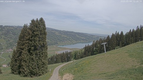 Archived image Webcam Alpsee chair lift (Alpsee Coaster)