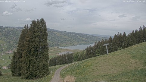 Archiv Foto Webcam Immenstadt: Alpsee Bergwelt Sesselbahn
