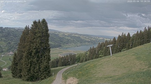 Archiv Foto Webcam Immenstadt: Alpsee Bergwelt Sesselbahn