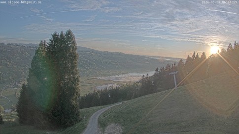 Archiv Foto Webcam Immenstadt: Alpsee Bergwelt Sesselbahn
