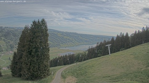 Archiv Foto Webcam Immenstadt: Alpsee Bergwelt Sesselbahn