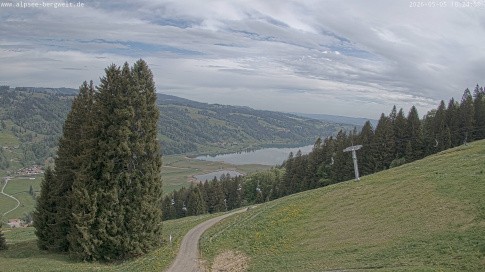 Archived image Webcam Alpsee chair lift (Alpsee Coaster)