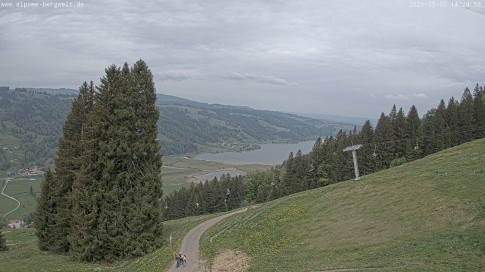 Archived image Webcam Alpsee chair lift (Alpsee Coaster)