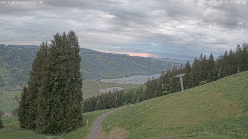 Archiv Foto Webcam Immenstadt: Alpsee Bergwelt Sesselbahn