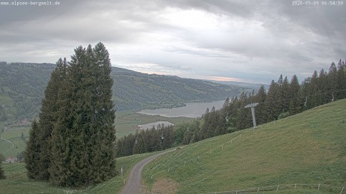 Archiv Foto Webcam Immenstadt: Alpsee Bergwelt Sesselbahn