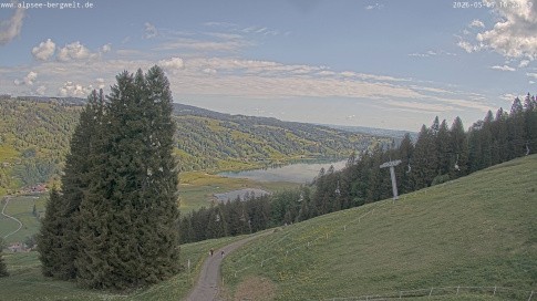 Archiv Foto Webcam Immenstadt: Alpsee Bergwelt Sesselbahn