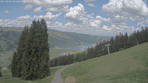 Archiv Foto Webcam Immenstadt: Alpsee Bergwelt Sesselbahn