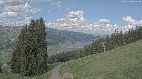 Archiv Foto Webcam Immenstadt: Alpsee Bergwelt Sesselbahn