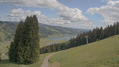 Archived image Webcam Alpsee chair lift (Alpsee Coaster)