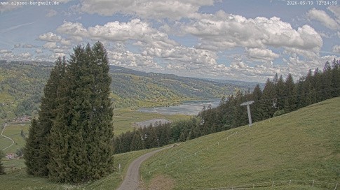 Archived image Webcam Alpsee chair lift (Alpsee Coaster)