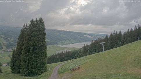 Archiv Foto Webcam Immenstadt: Alpsee Bergwelt Sesselbahn