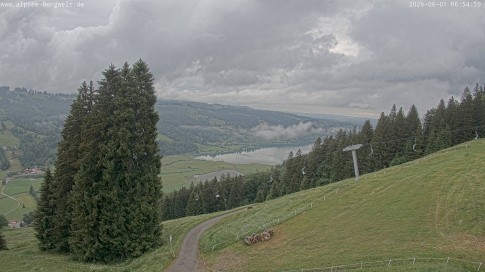 Archiv Foto Webcam Immenstadt: Alpsee Bergwelt Sesselbahn