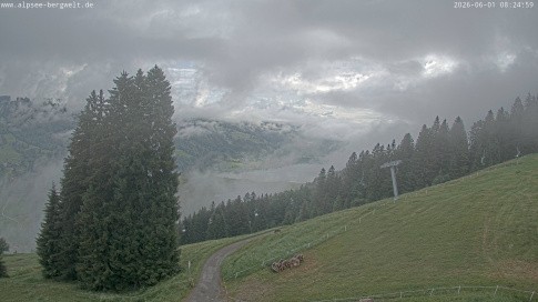Archiv Foto Webcam Immenstadt: Alpsee Bergwelt Sesselbahn