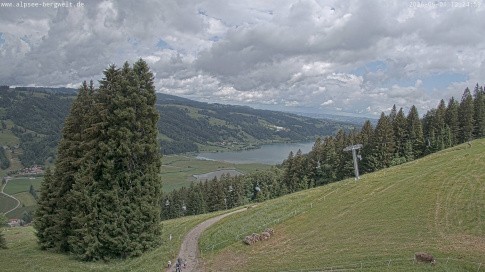 Archiv Foto Webcam Immenstadt: Alpsee Bergwelt Sesselbahn