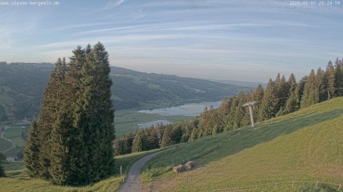 Archiv Foto Webcam Immenstadt: Alpsee Bergwelt Sesselbahn