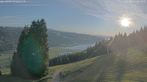 Archived image Webcam Alpsee chair lift (Alpsee Coaster)