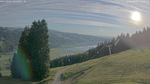 Archived image Webcam Alpsee chair lift (Alpsee Coaster)