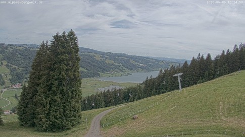 Archived image Webcam Alpsee chair lift (Alpsee Coaster)