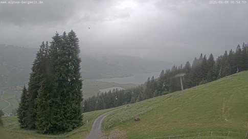 Archiv Foto Webcam Immenstadt: Alpsee Bergwelt Sesselbahn